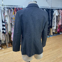 Load image into Gallery viewer, Judith &amp; Charles leather trim wool blazer 8
