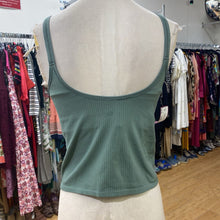 Load image into Gallery viewer, Lululemon ribbed tank w bra 10
