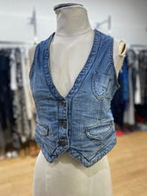 Load image into Gallery viewer, Colori Denim vest S
