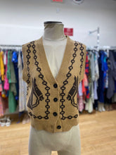 Load image into Gallery viewer, Moon River horse theme sweater vest XS
