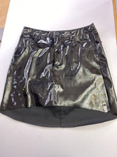 Load image into Gallery viewer, One Tea Spoon pleather mini skirt M NWT
