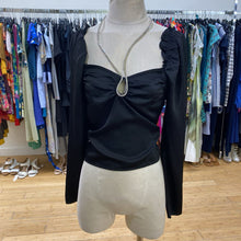 Load image into Gallery viewer, Rachel Zoe satin top w necklace M
