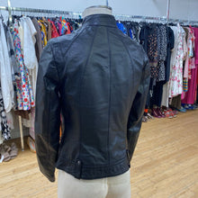 Load image into Gallery viewer, Danier leather moto jacket XS
