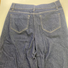Load image into Gallery viewer, Melanie Lyne dark wash wide leg jeans 12
