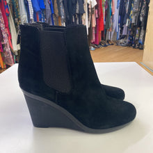 Load image into Gallery viewer, Aquatalia waterproof suede wedge ankle boots NWT 8
