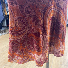 Load image into Gallery viewer, Banana Republic vintage silk/velour skirt 4
