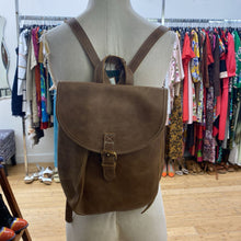 Load image into Gallery viewer, Roots leather backpack NWT
