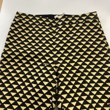Load image into Gallery viewer, Tory Burch triangle pattern side zip pants 10
