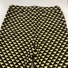 Load image into Gallery viewer, Tory Burch triangle pattern side zip pants 10
