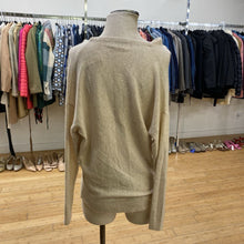 Load image into Gallery viewer, Club Monaco drape neck cashmere sweater S
