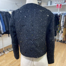 Load image into Gallery viewer, Zara sequin/metallic blazer/jacket M
