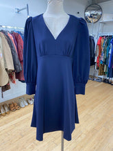 Load image into Gallery viewer, Calvin Klein puff sleeve dress 12
