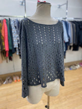 Load image into Gallery viewer, Milly open knit wool/blend top M
