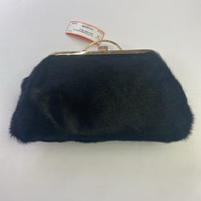 Load image into Gallery viewer, Bodhi leather/fur clutch NWT
