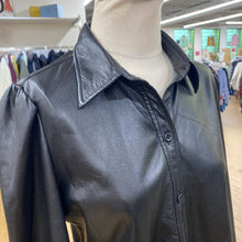 Load image into Gallery viewer, Wilfred pleather shirt S
