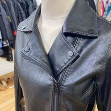 Load image into Gallery viewer, Anthropologie pleather moto jacket S
