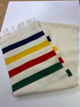 Load image into Gallery viewer, HBC x Johnstons of Elgin Scotland wool scarf
