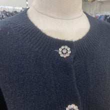 Load image into Gallery viewer, H&amp;M rhinestone buttons Cardigan M
