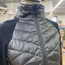 Load image into Gallery viewer, Krimson Klover quilted/knit jacket S

