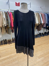 Load image into Gallery viewer, Eileen Fisher asymmetrical knit tunic M
