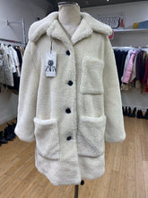 Load image into Gallery viewer, Zara faux shearling coat NWT M
