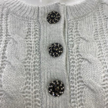 Load image into Gallery viewer, Elie Tahari blingy button sweater S

