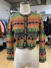 Load image into Gallery viewer, M Missoni cotton/blend crop cardi 46
