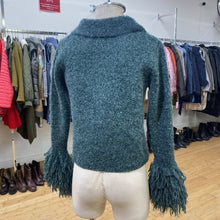 Load image into Gallery viewer, Zara fringe sleeve cardi S
