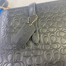 Load image into Gallery viewer, Coach logo leather tote
