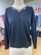 Load image into Gallery viewer, Select + Trend rhinestone knit top M
