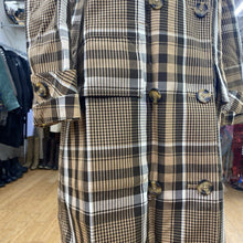 Load image into Gallery viewer, Zara plaid trench Coat S
