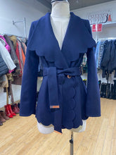 Load image into Gallery viewer, Ted Baker wool/cashmere/blend scalloped light coat 1
