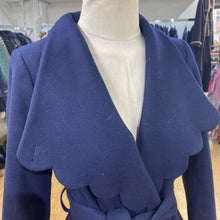 Load image into Gallery viewer, Ted Baker wool/cashmere/blend scalloped light coat 1
