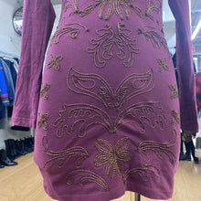 Load image into Gallery viewer, Free People beaded fitted dress XS
