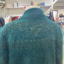 Load image into Gallery viewer, Lady Monica vintage angora blend sweater coat M/L
