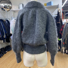Load image into Gallery viewer, Woof design mohair/wool sweater (Newfoundland Canada) S
