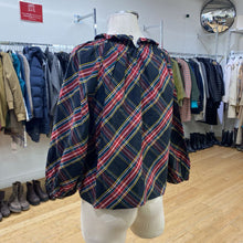 Load image into Gallery viewer, J Crew (outlet) plaid top M
