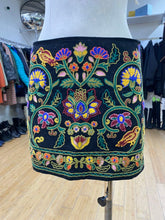 Load image into Gallery viewer, Zara embroidered mini skirt XS
