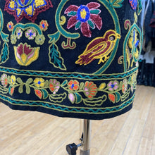 Load image into Gallery viewer, Zara embroidered mini skirt XS
