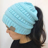 Knit Ponytail Hat