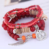 Bohemian style multi-layer bracelet