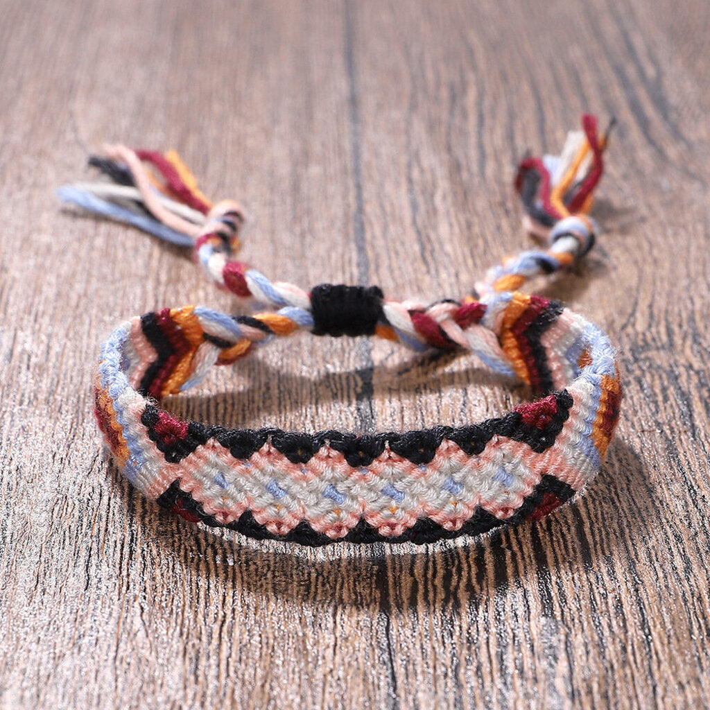 Cotton woven bracelet