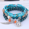 Bohemian style multi-layer bracelet