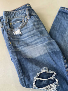 American Eagle Tom Girl Button Fly Jeans 4