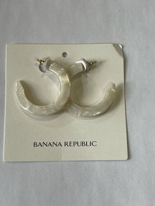 Palm Tree Hoop O/S Banana Republic Earrings