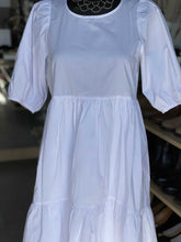Load image into Gallery viewer, CODEXMODE white dress (Bottom Lined) S NWT
