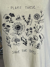 Load image into Gallery viewer, Comfort Colors Plant These Save The Bees Sleeveless Top S
