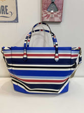 Load image into Gallery viewer, Kate Spade striped tote/diaper bag
