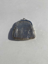 Load image into Gallery viewer, Small Coin Silver Mesh Metal Bag
