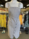 Sharagano striped dress 4